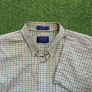 Pendleton vtg 00s broadway cloth button up flannel collared tee shirt